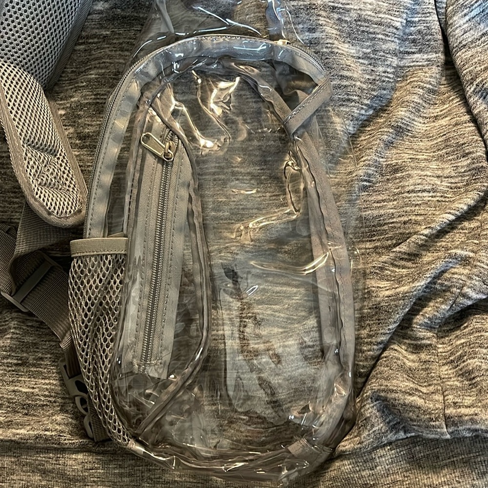 Clear sling bag